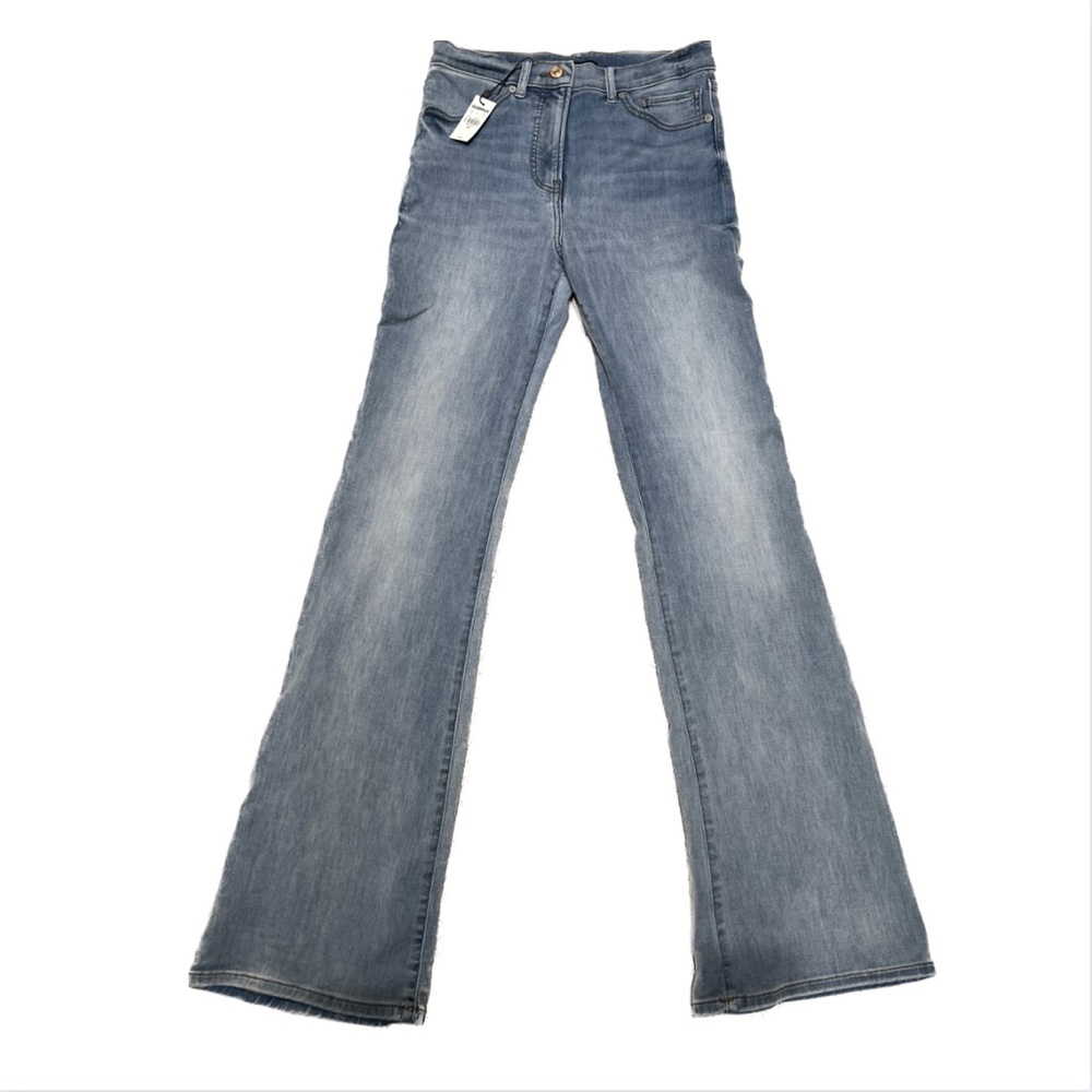 New Express flare leg jeans, size 6L